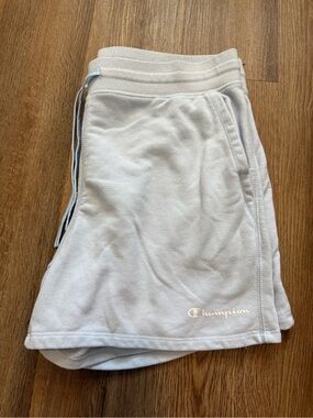 Champion Women’s Light Blue Cotton Blend Shorts